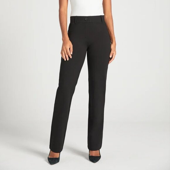 EUC | Betabrand Classic Dress Pant Yoga Pant | Straight, Size Medium Long - Picture 1 of 5